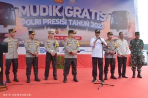 Kementerian BUMN, Kemenhub dan Polri Lepas Mudik Gratis