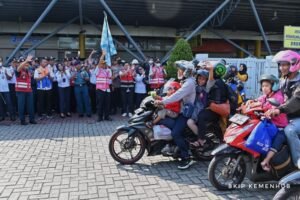 Peserta Mudik Balik Lebaran Gratis Tiba di Pelabuhan Tanjung Priok