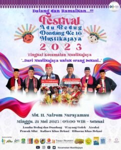 Kecamatan Mustikajaya Gelar Festival Adu Bedug dan Dondang Ke-16 Mustikajaya 2023