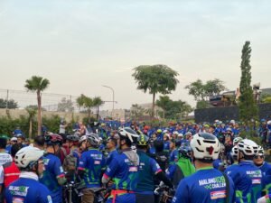 Sebanyak 600 Peserta Ngalam Folding Bike Berangkat dari Grand Mercure Malang Mirama