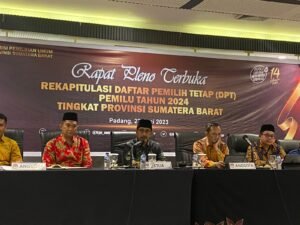 KPU Provinsi Sumbar Tetapkan Empat Juta Warga Sumbar Sebagai Pemilih