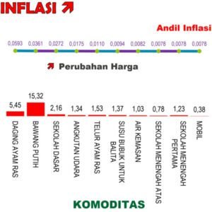 Daging Ayam Ras Beri Andil Inflasi Terbesar di Provinsi Jatim