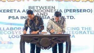 PSA dan KAI Tanda Tangani MoU Guna Tingkatkan Distribusi Logistik