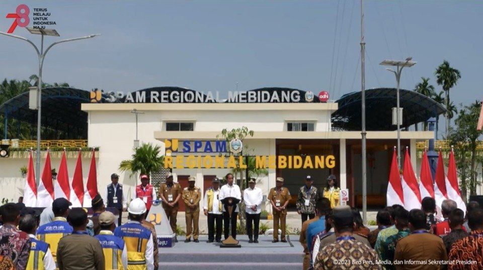 SPAM Regional Mebidang Siap Penuhi Air Minum bagi 440.000 Jiwa di Sumut