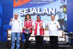Sosialisasi BPTJ untuk Keselamatan Berkendara