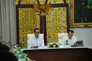 Pj Gubernur Sumsel dan Menhub Bahas Kemajuan Pembangunan Pelabuhan Tanjung Carat