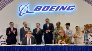 Boeing dan Ditjen Hubud Kemenhub Tandatangani Nota Kesepahaman