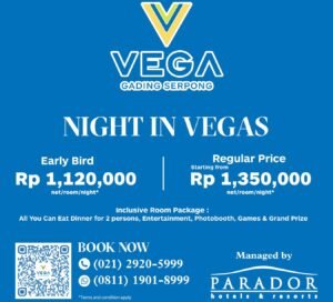 Night In Vega’s Jadi Perayaan Tahun Baru Vega Hotel Gading Serpong