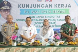 Jalin Sinergitas dengan Pj Walkot Kunjungi Kecamatan Bekasi Timur dan Rawalumbu