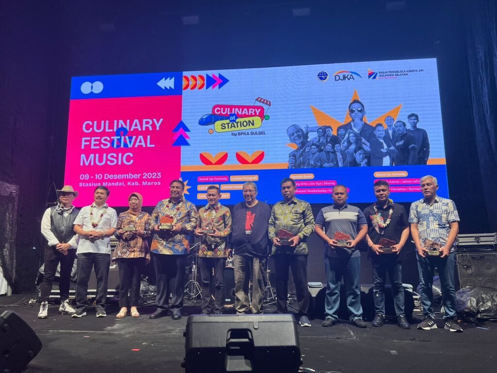 Syukuran Selesai Pembangunan Jalur KA Hingga Mandai dengan DJKA Gelar Culinary At Station