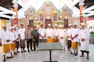 Walkot dan Wawali Denpasar Hadiri Tawur Agung Balik Sumpah Serangkaian Karya Ngusaba