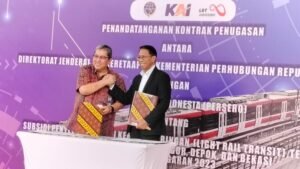 Perjanjian PSO LRT Jabodebek Tahun 2023 Jadi Komitmen Pemerintah Dorong Penggunaan Transportasi Massal