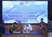 Pemkab Kepulauan Meranti Beri Kemenhub Hibah Aset Tanah