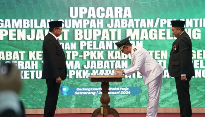 Tugas Penjabat Bupati Magelang Sukseskan Pemilu dan Optimalkan Pariwisata Borobudur