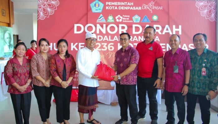 Aksi Sosial Donor Darah Meriahkan HUT ke-236 Kota Denpasar