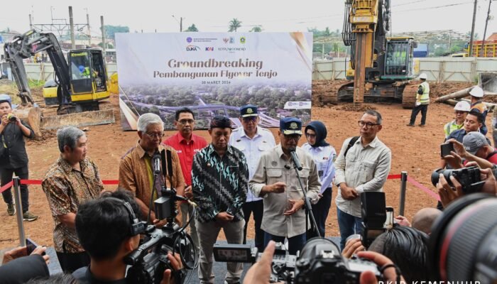 Groundbreaking Flyover dan JPO Tenjo untuk Atasi Permasalahan Perlintasan Sebidang