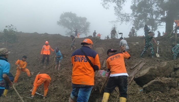 Tim Gabungan Berhasil Temukan 20 Korban Tanah Longsor Tana Toraja