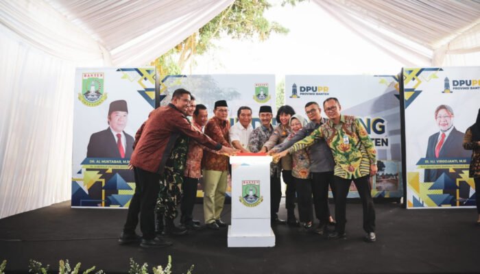 Penjabat Gubernur Ground Breaking Pembangunan Gedung Bank Banten