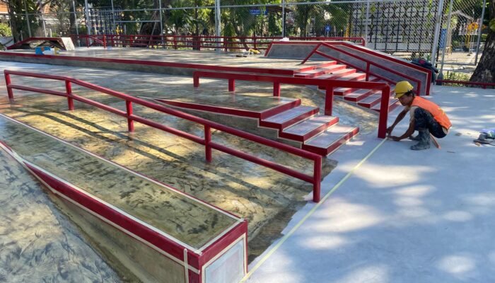 Skate Board Lumintang Segera Bisa Dimanfaatkan Warga Kota Denpasar