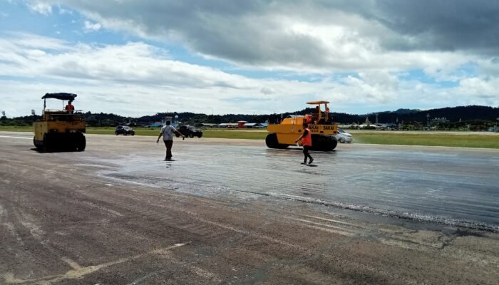 Perbaikan telah Dilakukan setelah Operasional Sempat Ditunda saat Runway Bandara DEO Rusak