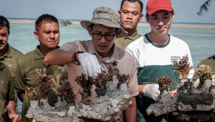 Kemenparekraf Lakukan Transplantasi Terumbu Karang di Desa Wisata Pulau Pramuka