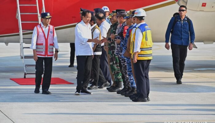 Mendarat Perdana dengan Lancar Pesawat Kepresidenan di Bandara IKN