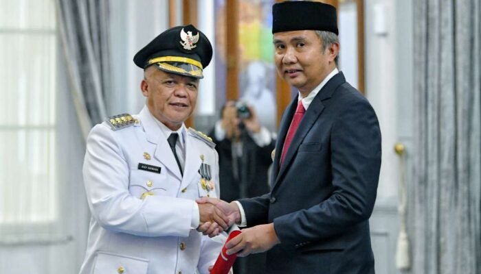 Asep Sukmana Dilantik sebagai Penjabat Wali Kota Tasikmalaya