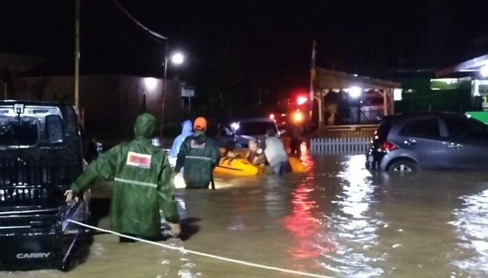 Banjir Menerjang Kabupaten Muara Enim Sumsel