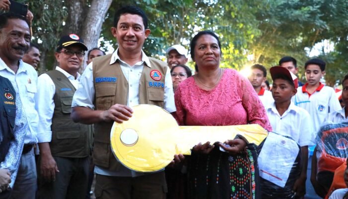 BNPB Prioritaskan Percepatan Pembangunan Huntap Relokasi Terdampak Erupsi Gunung Lewotobi Laki-Laki