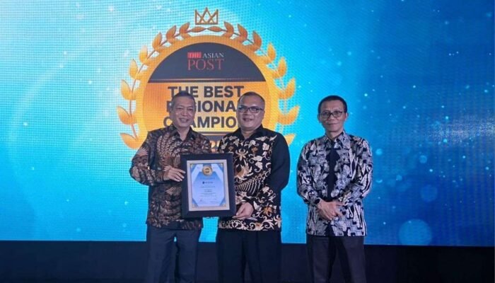 Bank Kota Bogor Raih Penghargaan The Best Regional Champion 2025