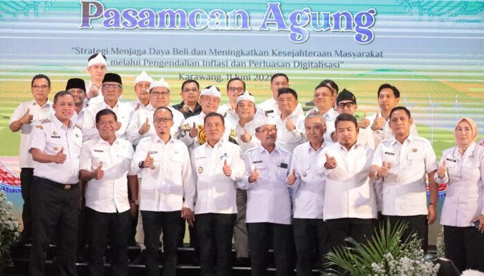 Wali Kota Bekasi Hadiri Pasamoan Agung Bahas Pengendalian Inflasi dan Perluasan Digitalisasi