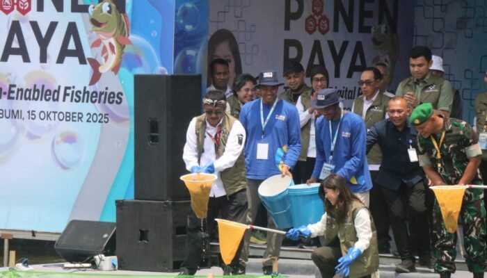 Sukabumi Jadi Percontohan Nasional Budidaya Ikan Nila Berbasis IoT