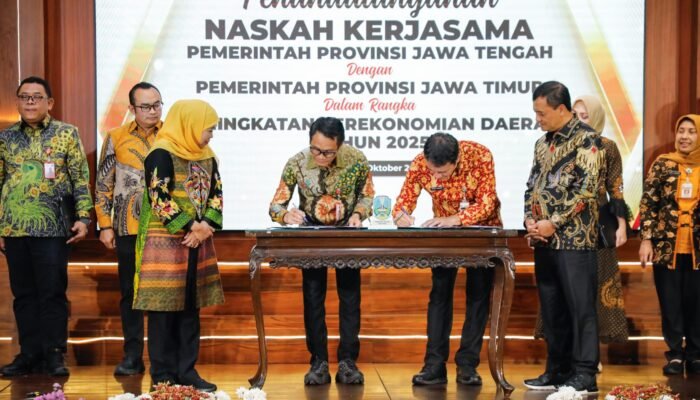 Kolaborasi Pemprov Jateng dan Jatim Perkuat Kerja Sama Ekonomi