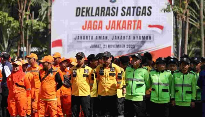 Deklarasi Satgas Jaga Jakarta Kolaborasi Perkuat Keamanan dan Kesiapsiagaan