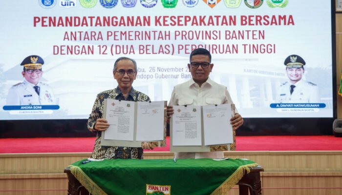 Pemprov Perkuat Kolaborasi dengan 12 Kampus Demi Percepatan Pembangunan Banten
