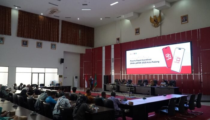 Pengelolaan SP4N LAPOR Kota Padang Terbaik di Sumbar